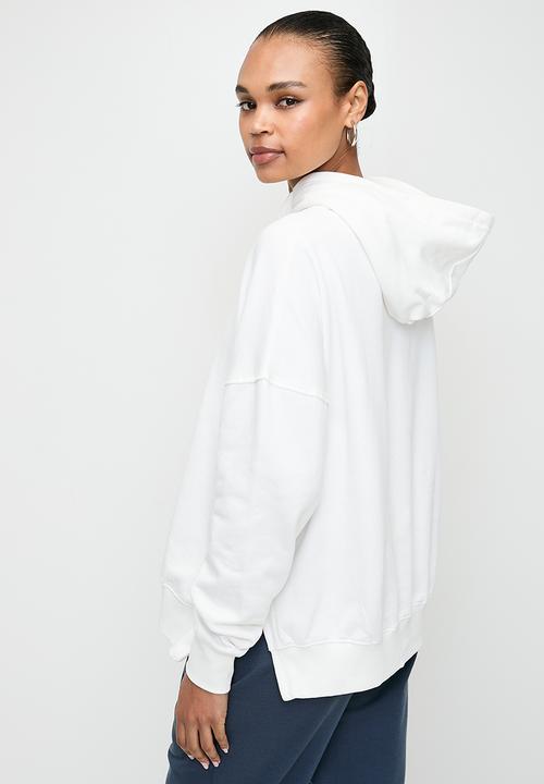 Superbalist - Side zip hoody - off white
