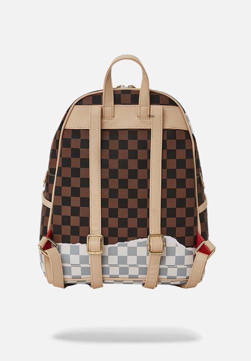 Sprayground - Tearaway salvage backpack - white & brown