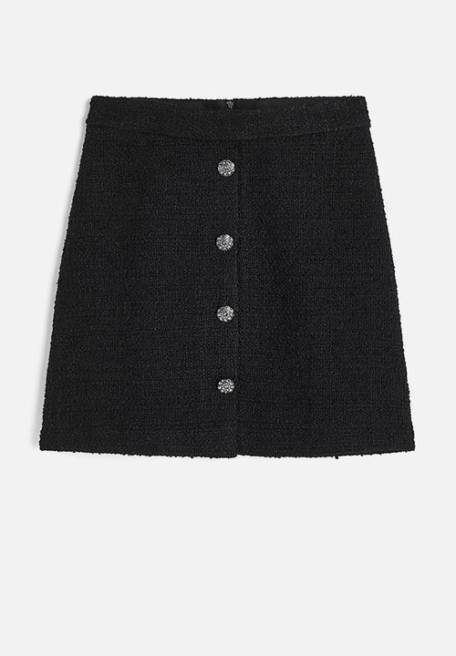 H&M - A-line skirt - black