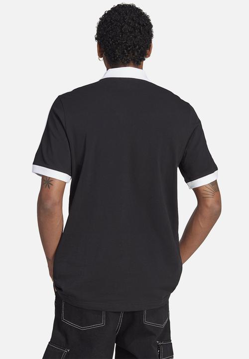 adidas Originals -  Adicolor Classics 3-Stripes Polo Shirt - black