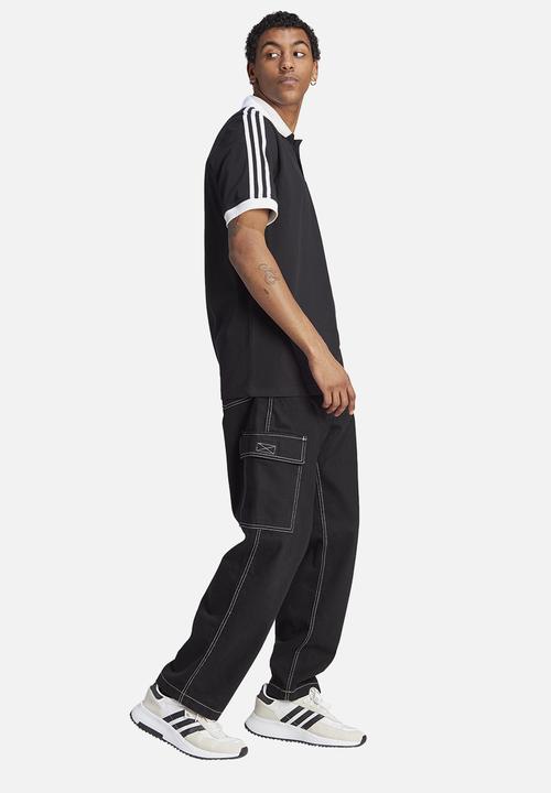 adidas Originals -  Adicolor Classics 3-Stripes Polo Shirt - black