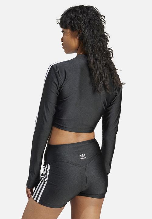 adidas Originals - Plus 3 S Cropped Ls - Black