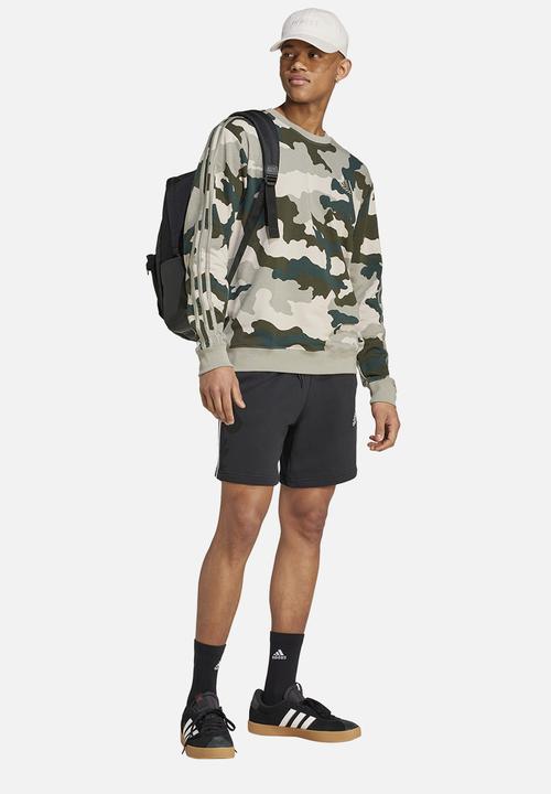 adidas Performance - Camo crew sweatshirt - silver pebble