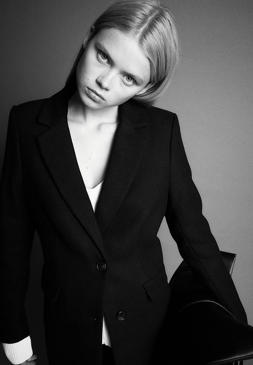H&M - Single-breasted coat - black