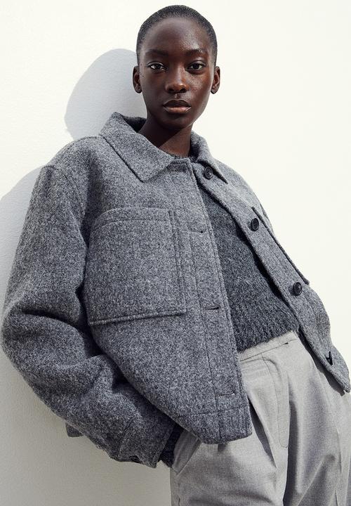H&M - Shacket - dark grey