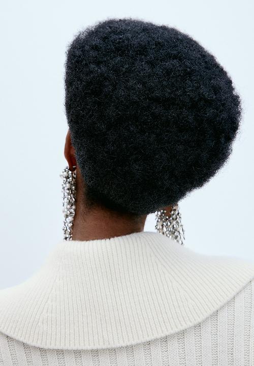 H&M - Collared wool jumper - cream