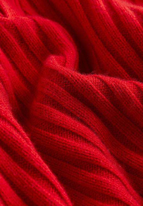 H&M - Collared wool jumper - red