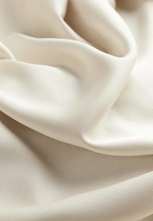 H&M - Draped dress - white