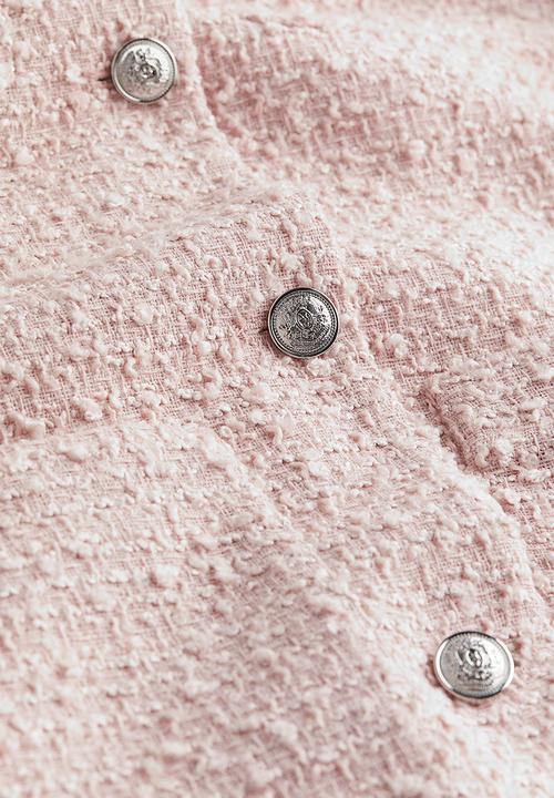 H&M - Bouclé jacket - light pink 