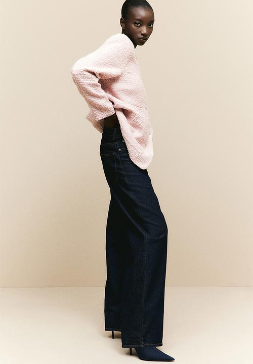 H&M - Bouclé jacket - light pink 