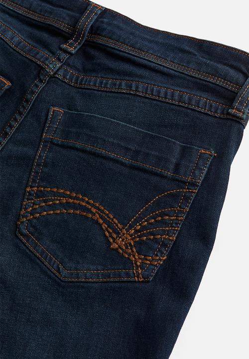 H&M - Flared low jeans - dark denim blue