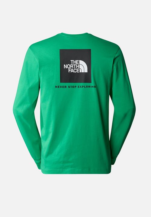 The North Face - M Long sleeve Redbox Tee - Optic Emerald