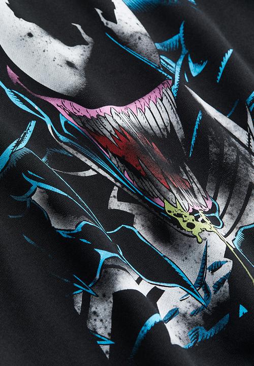 H&M - Printed sweatshirt - black