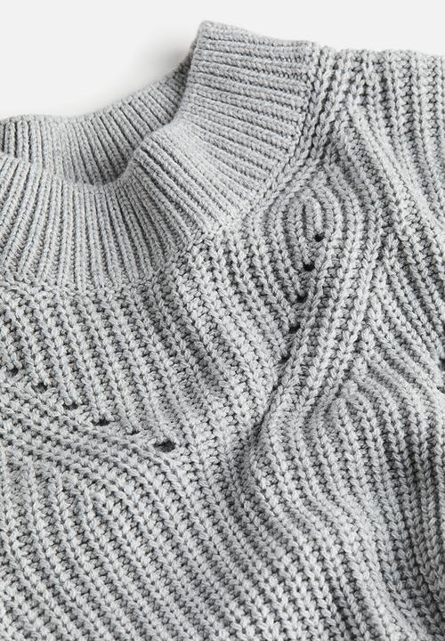 H&M - Cotton-blend jumper - grey