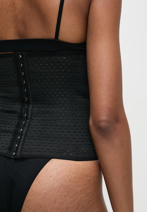 Tessa Design - Tessa mesh waist trainer - black