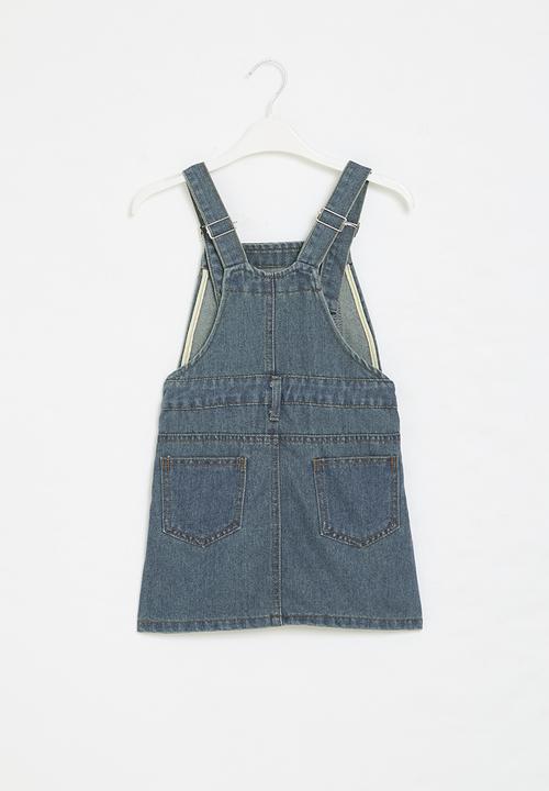 Pop Candy - Dungaree dress - light blue