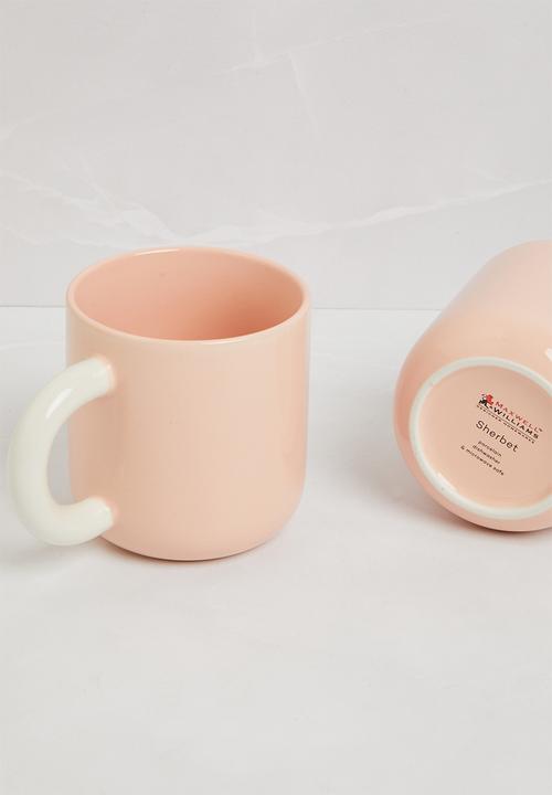Maxwell & Williams - Sherbet Mug Set of 6 - Apricot