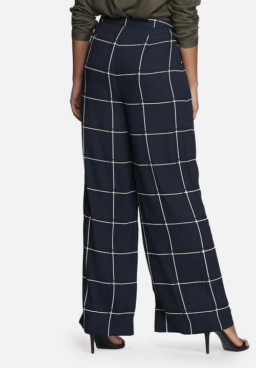 Vero Moda - Grid Wide Pants
