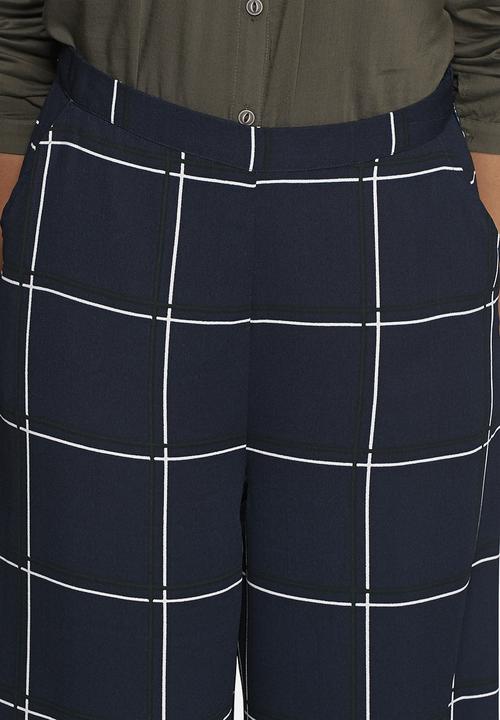 Vero Moda - Grid Wide Pants