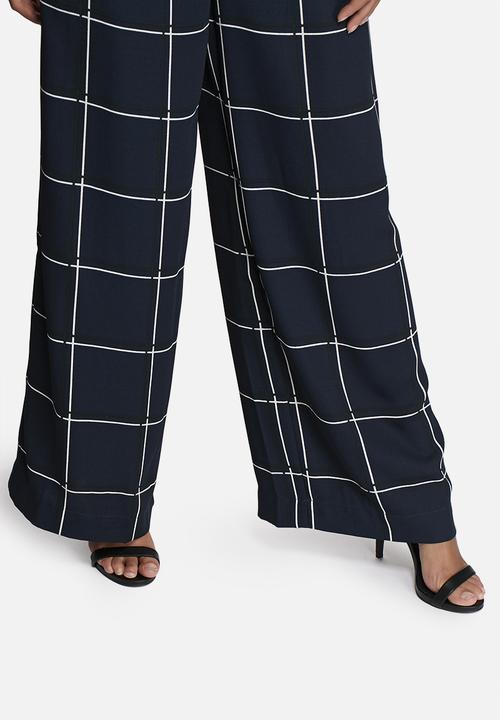 Vero Moda - Grid Wide Pants