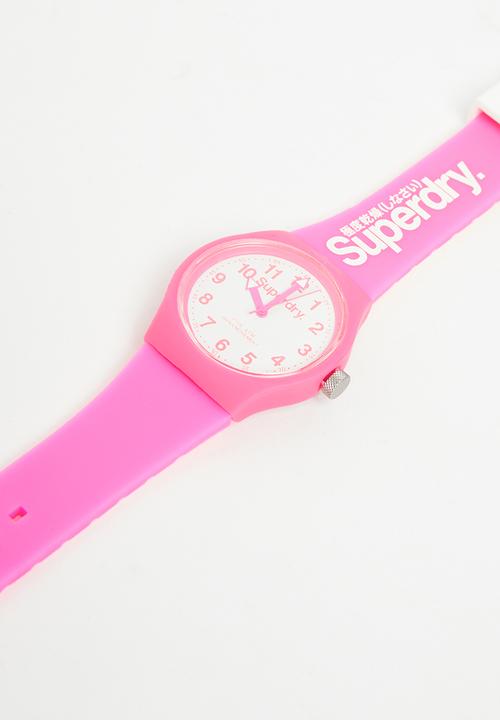 Superdry. - Urban watch - pink/white