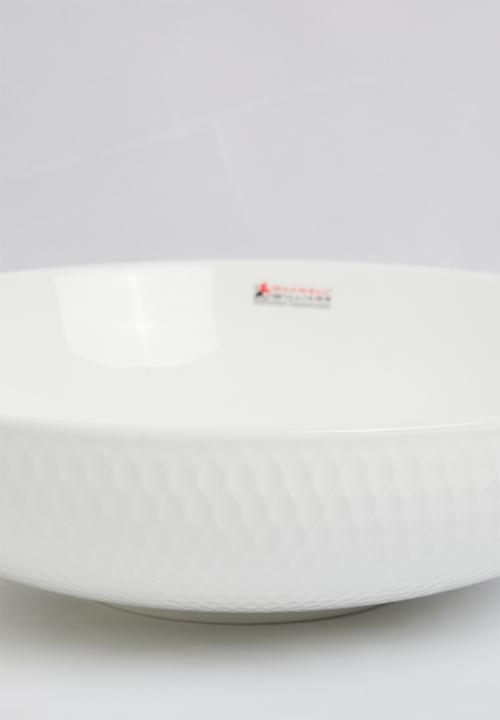 Maxwell & Williams - Diamonds Round Serving Bowl - White