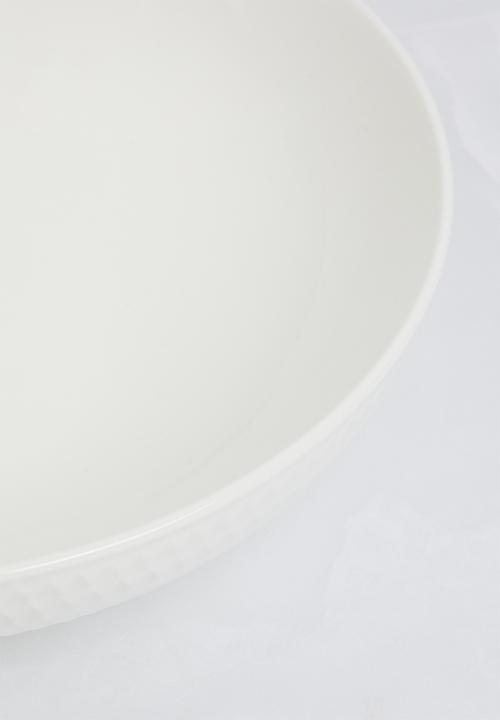 Maxwell & Williams - Diamonds Round Serving Bowl - White