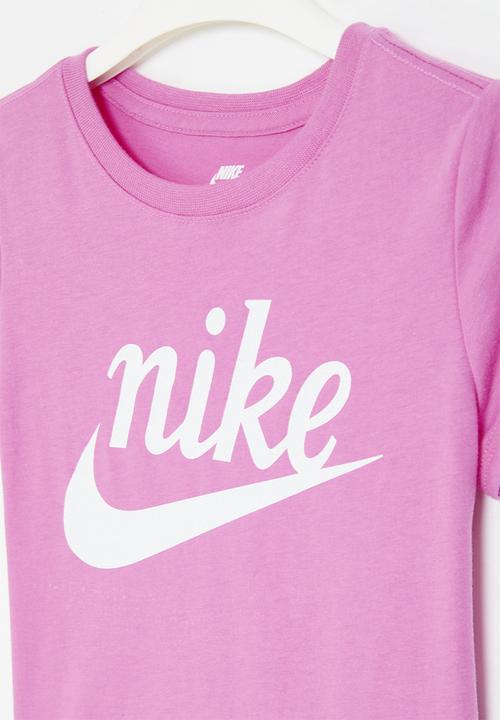Nike - Nkg script futura short sleeve tee - playful pink