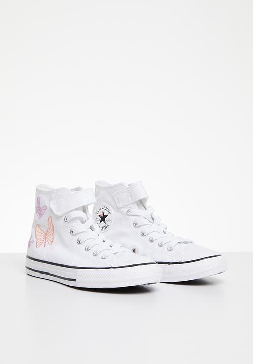 Converse - Chuck taylor all star easy on butterflies - white/pink phase/grape fizz