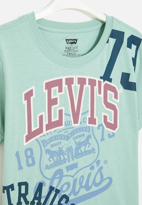Levi’s® - Lvb reworked original tee - levi's blue surf