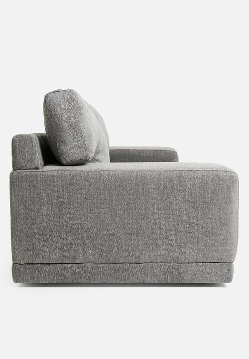 Sixth Floor - Clifton 3 seater sofa - Mirage charcoal
