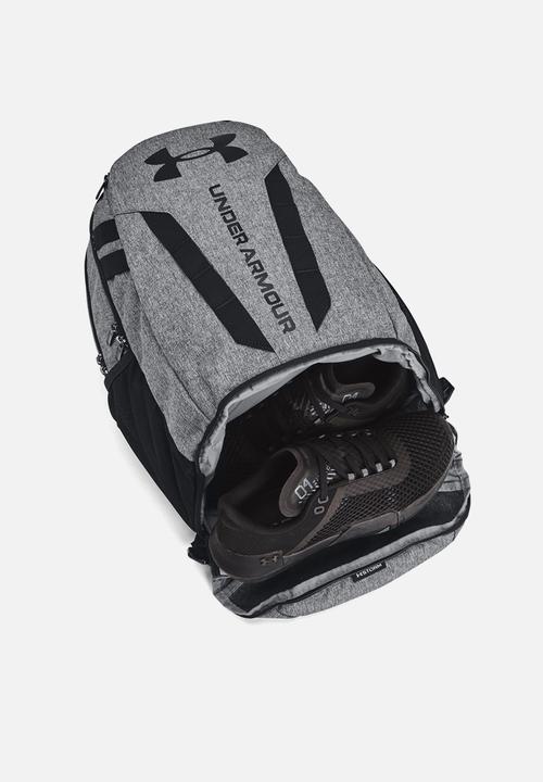 Under Armour - UA Hustle 5.0 Backpack - Black-Grey