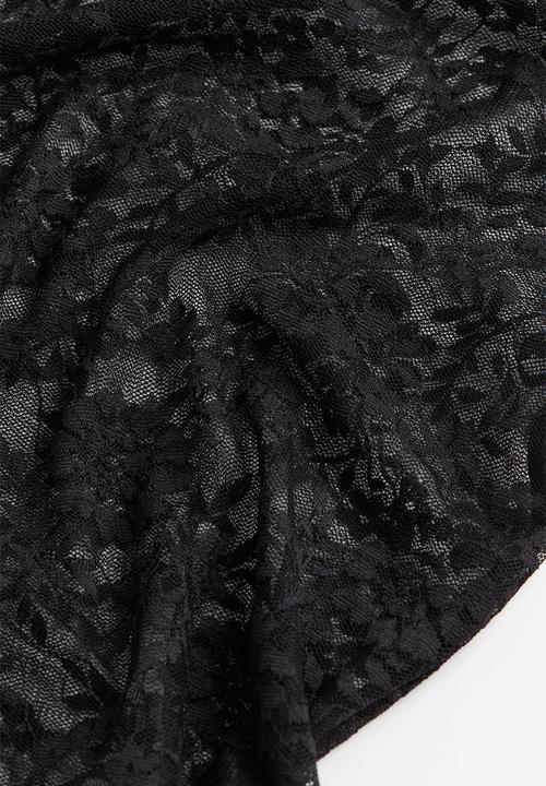 H&M - Ribbed pencil skirt - black