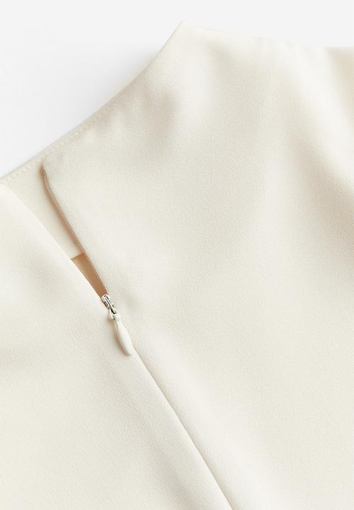 H&M - Short-sleeved blouse - white