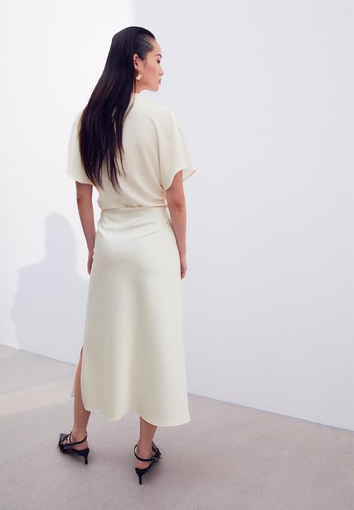 H&M - Short-sleeved blouse - white
