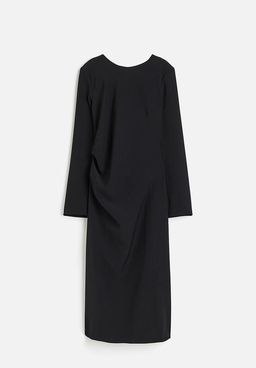 H&M - Shoulder-pad dress - black