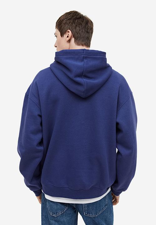 H&M - Loose fit hoodie - blue