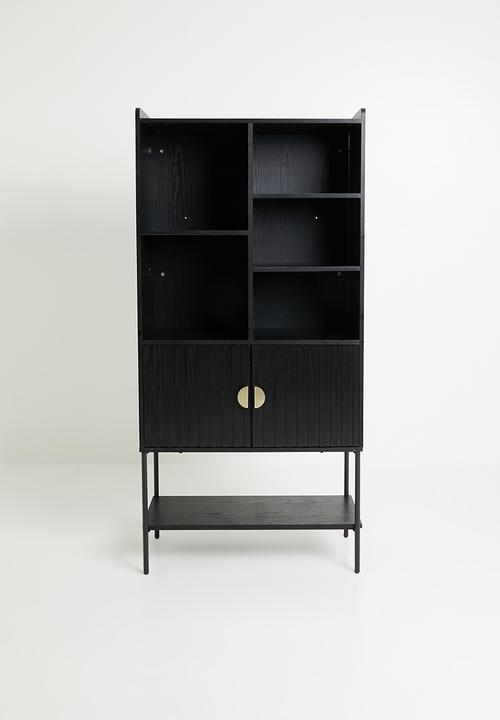 Sixth Floor - Moore cabinet - black & gold