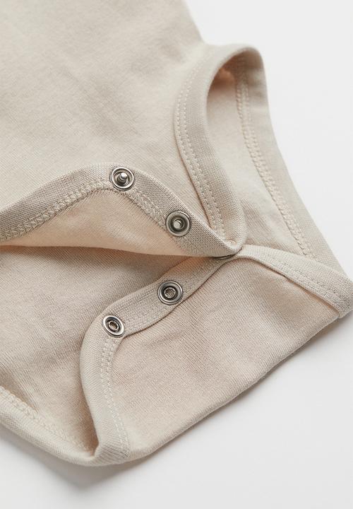 H&M - 2-Piece patterned sweatshirt set - beige