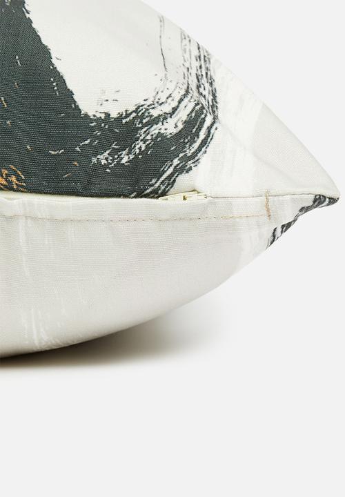 Sixth Floor - Oval printed cushion cover - multi