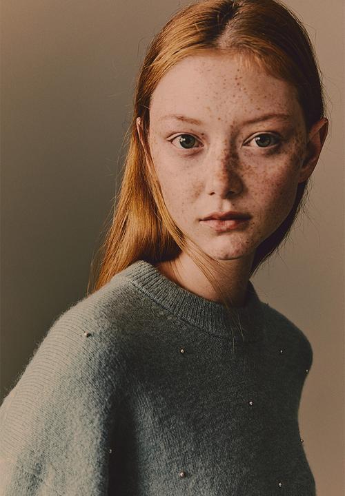 H&M - Beaded jumper - turquoise
