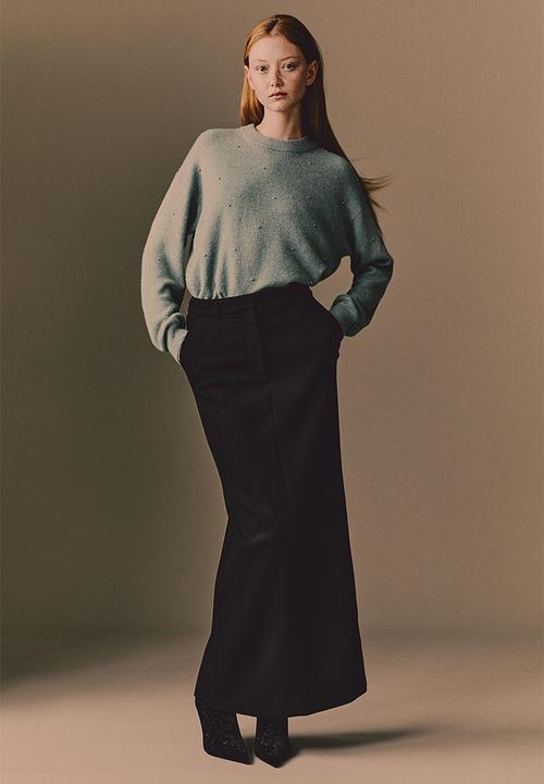 H&M - Beaded jumper - turquoise