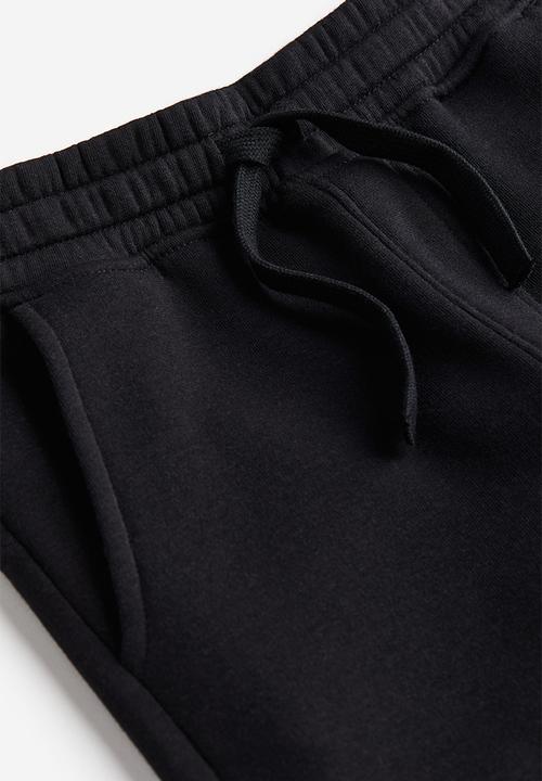 H&M - Cotton-blend joggers - black