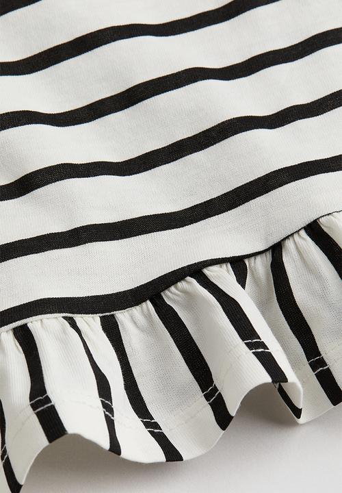 H&M - Printed long-sleeved t-shirt - white