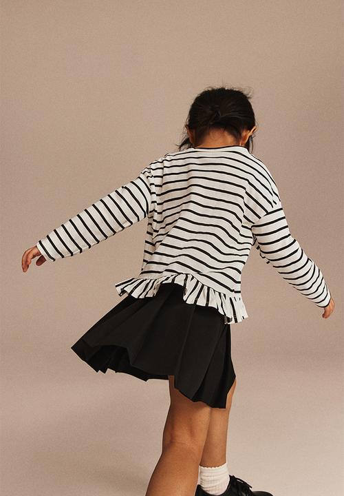 H&M - Printed long-sleeved t-shirt - white