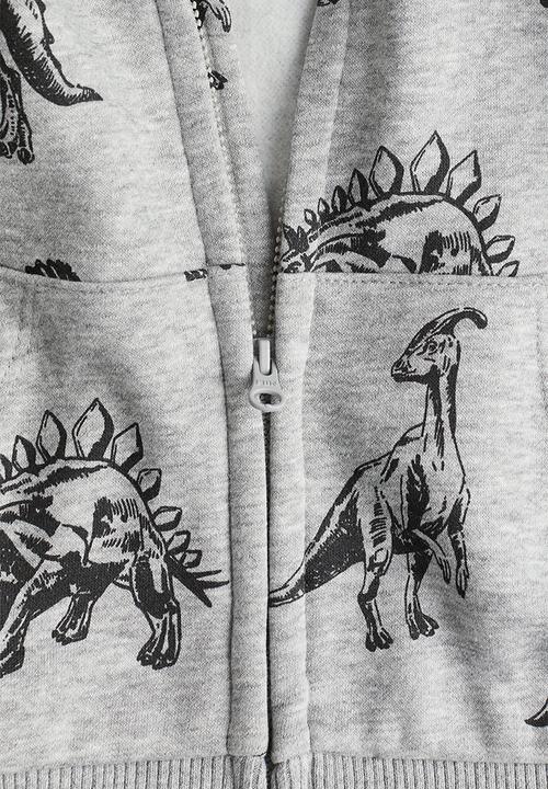 H&M - Zip-through hoodie - grey