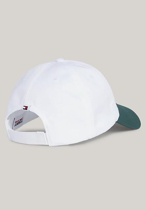 Tommy Hilfiger - TJM Linear Logo Cap - White/Court Green