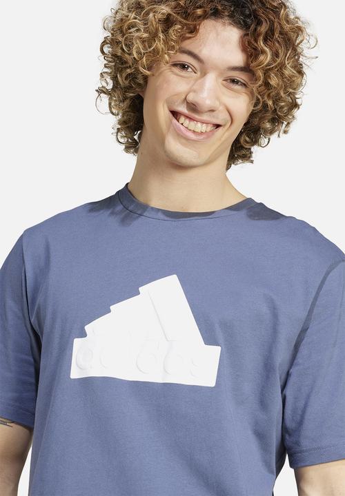 adidas Performance - Future Icons BOS tee- mid blue