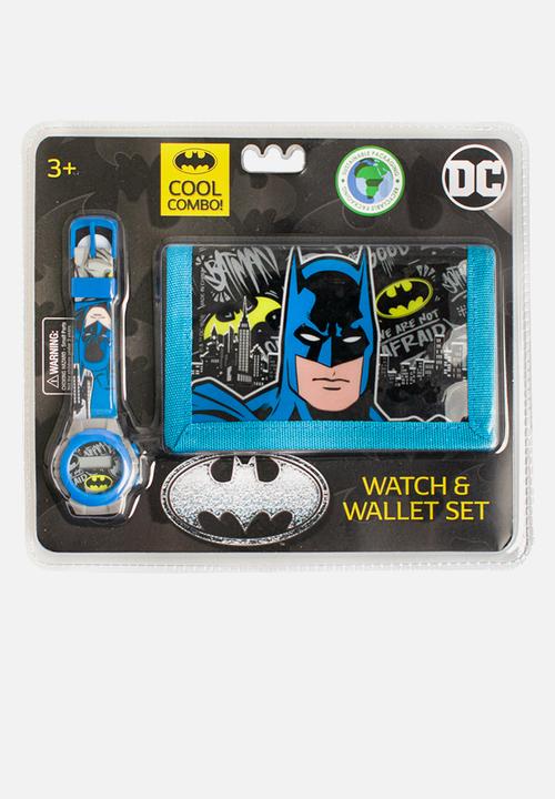 Character Group - Batman watch & wallet set - blue