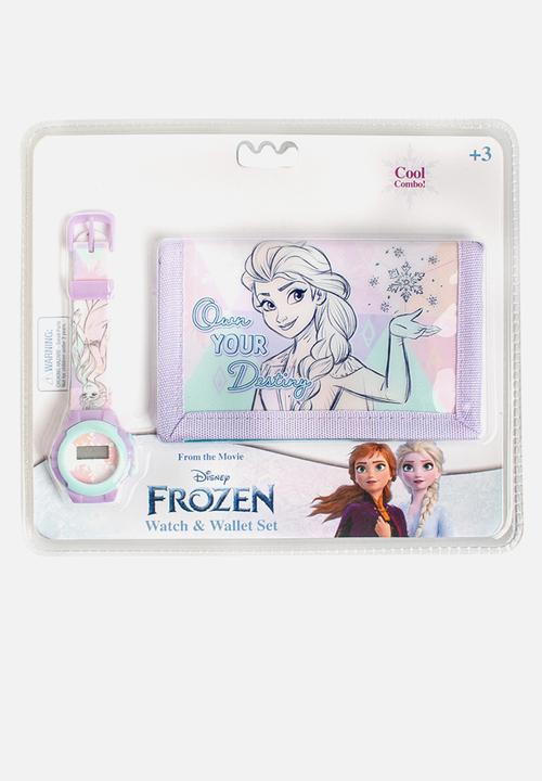 Character Group - Frozen watch & wallet set - lilac